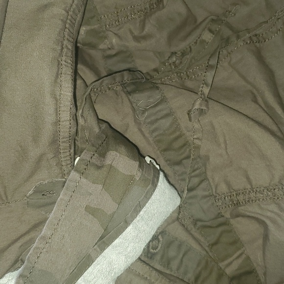 Sonoma Green Grey Brown Military Field Jacket Mens Size Medium W/ Snaps - Picture 8 of 10